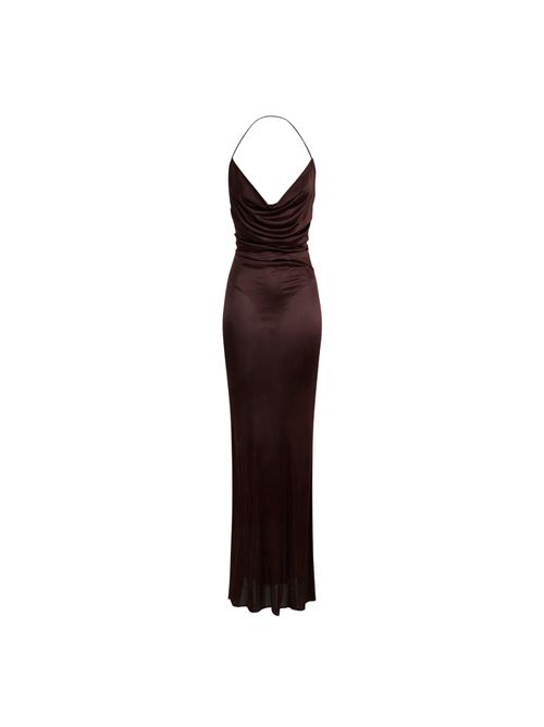 Red Carpet jersey dress with open back ELISABETTA FRANCHI | ABR0652E2.644